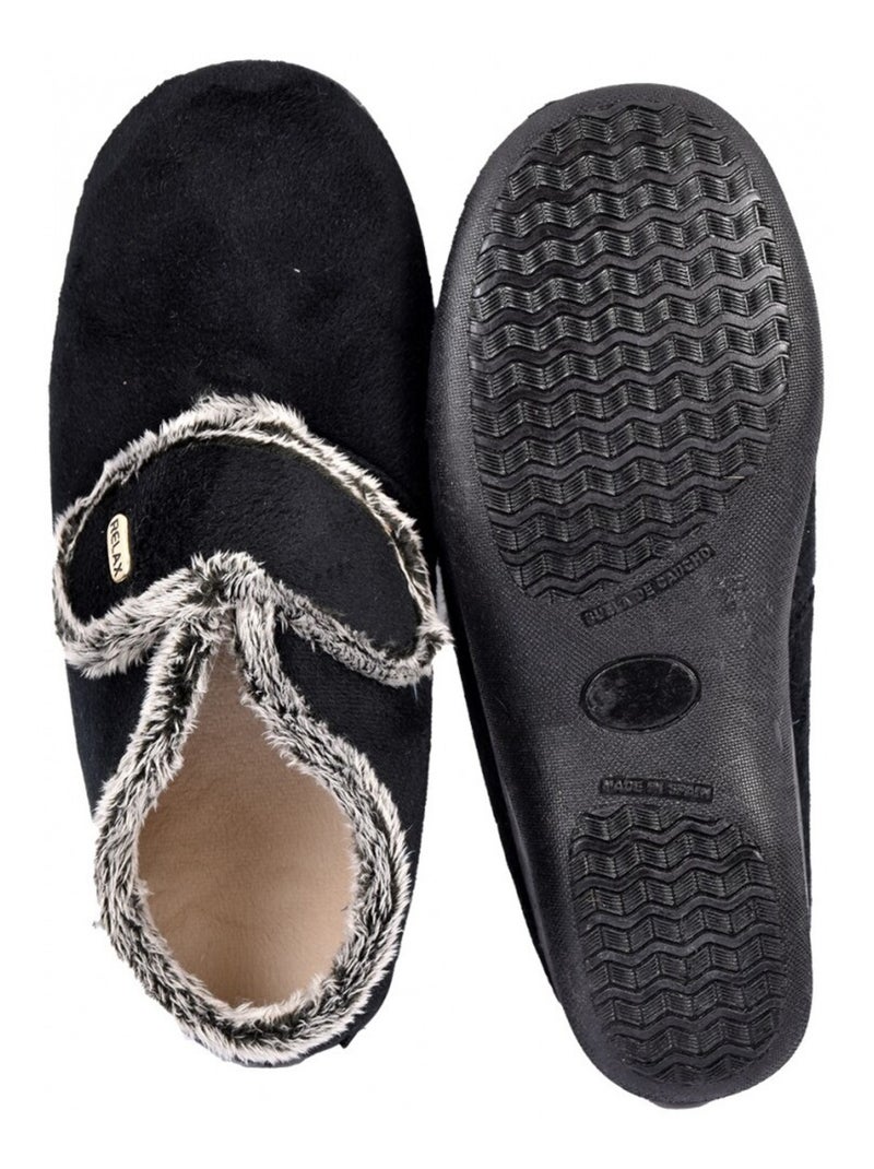Pantofola Donna PREMIUM SCRATCH Nero - Kiabi