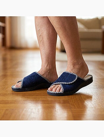 Pantofola Mule Donna Spugna Strappo Regolabile Fabbricata in Spagna OZABI