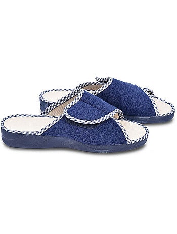 Pantofola Mule Donna Spugna Strappo Regolabile Fabbricata in Spagna OZABI
