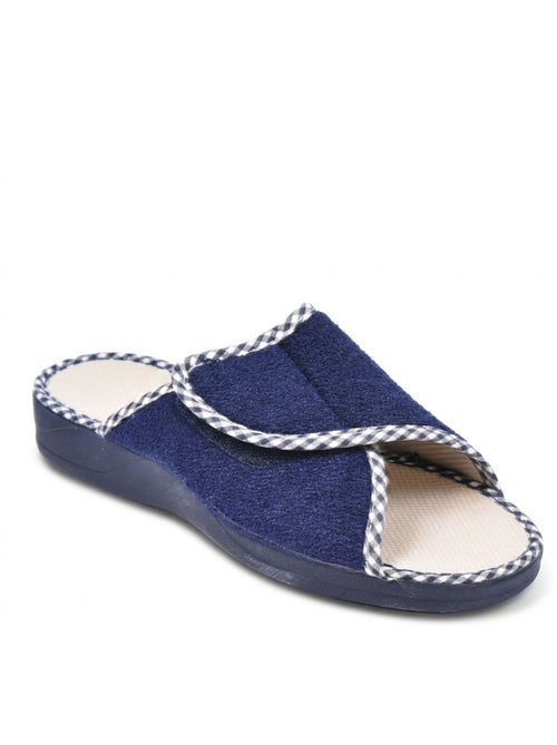 Pantofola Mule Donna Spugna Strappo Regolabile Fabbricata in Spagna OZABI - Kiabi Pantofola Mule Donna Spugna Strappo Regolabile Fabbricata in Spagna OZABI - Kiabi