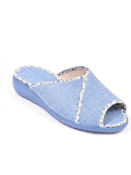 Pantofola Mule Donna Spugna Traspirante Produzione Spagnola Punta Aperta - Kiabi Pantofola Mule Donna Spugna Traspirante Produzione Spagnola Punta Aperta - Kiabi