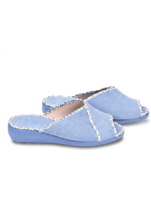 Pantofola Mule Donna Spugna Traspirante Produzione Spagnola Punta Aperta - Kiabi Pantofola Mule Donna Spugna Traspirante Produzione Spagnola Punta Aperta - Kiabi