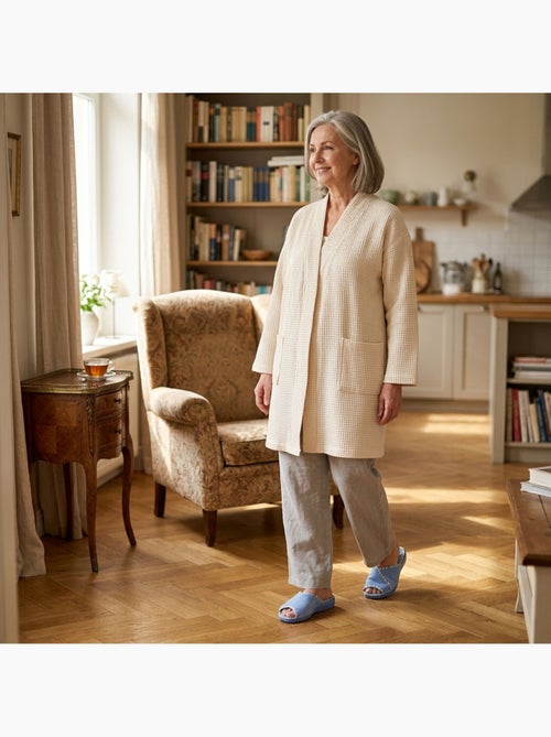 Pantofola Mule Donna Spugna Traspirante Produzione Spagnola Punta Aperta - Kiabi Pantofola Mule Donna Spugna Traspirante Produzione Spagnola Punta Aperta - Kiabi