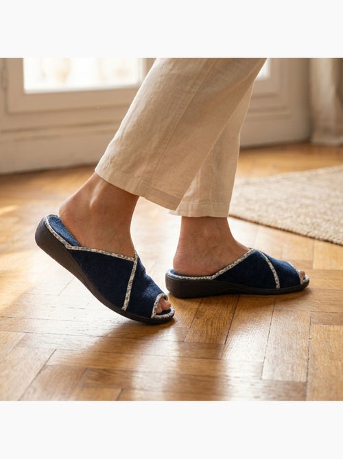 Pantofola Mule Donna Spugna Traspirante Produzione Spagnola Punta Aperta - Kiabi Pantofola Mule Donna Spugna Traspirante Produzione Spagnola Punta Aperta - Kiabi