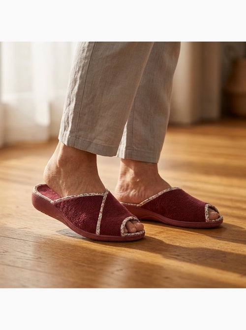 Pantofola Mule Donna Spugna Traspirante Produzione Spagnola Punta Aperta - Kiabi Pantofola Mule Donna Spugna Traspirante Produzione Spagnola Punta Aperta - Kiabi