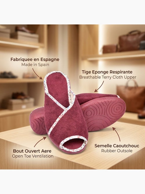 Pantofola Mule Donna Spugna Traspirante Produzione Spagnola Punta Aperta - Kiabi Pantofola Mule Donna Spugna Traspirante Produzione Spagnola Punta Aperta - Kiabi