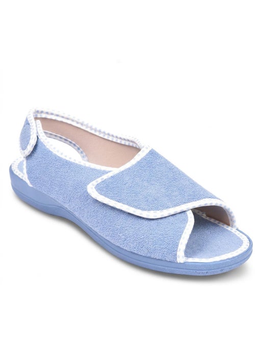 Pantofola Sandalo Donna Spugna Doppio Strappo Fabbricata in Spagna - Kiabi Pantofola Sandalo Donna Spugna Doppio Strappo Fabbricata in Spagna - Kiabi