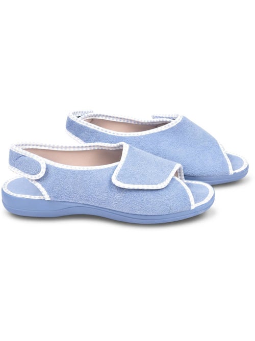 Pantofola Sandalo Donna Spugna Doppio Strappo Fabbricata in Spagna - Kiabi Pantofola Sandalo Donna Spugna Doppio Strappo Fabbricata in Spagna - Kiabi
