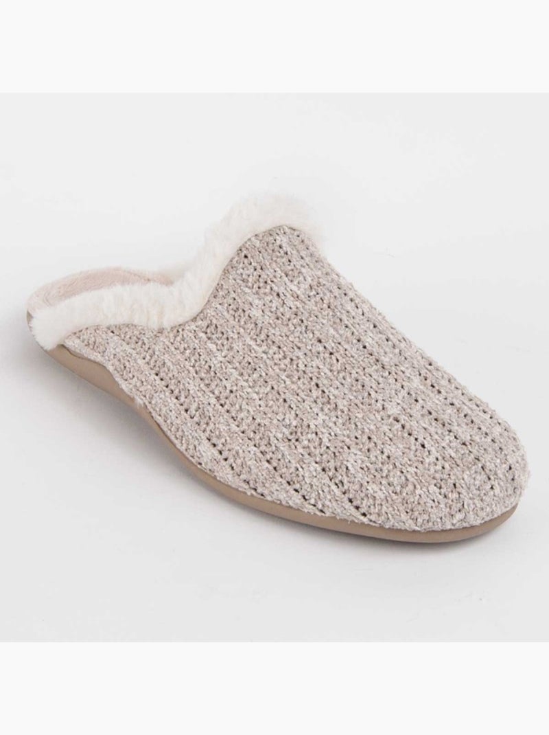 Pantofola Tessuto Montevita Beige - Kiabi