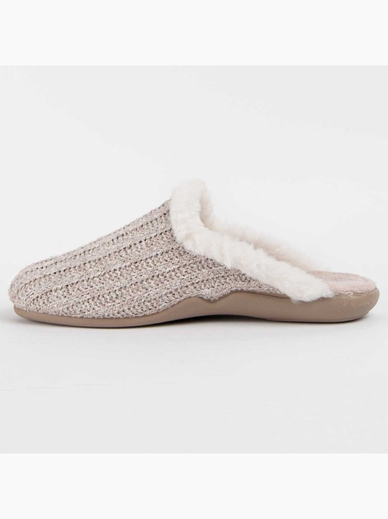 Pantofola Tessuto Montevita Beige - Kiabi