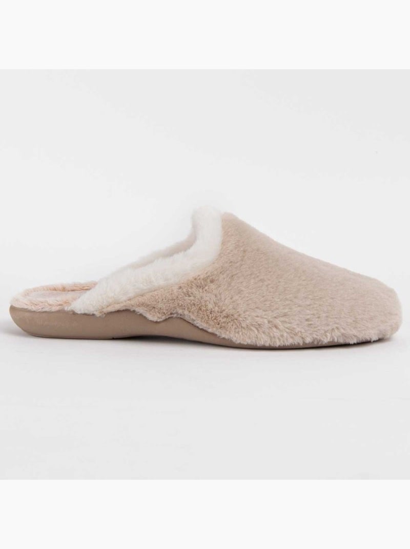 Pantofola Tessuto Montevita Beige - Kiabi