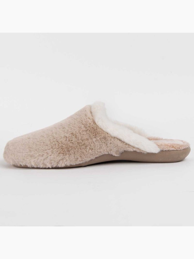 Pantofola Tessuto Montevita Beige - Kiabi