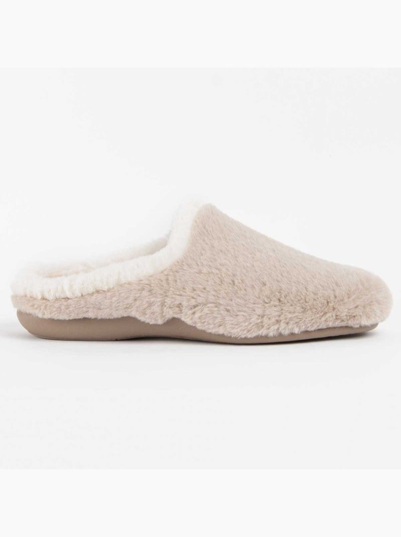 Pantofola Tessuto Montevita Beige - Kiabi