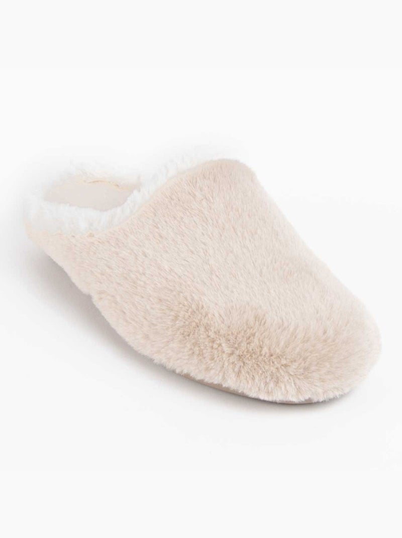 Pantofola Tessuto Montevita Beige - Kiabi