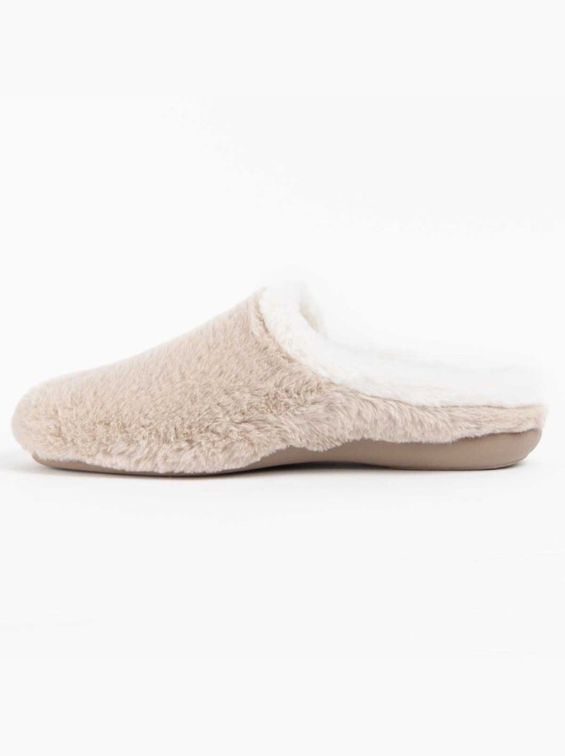 Pantofola Tessuto Montevita Beige - Kiabi