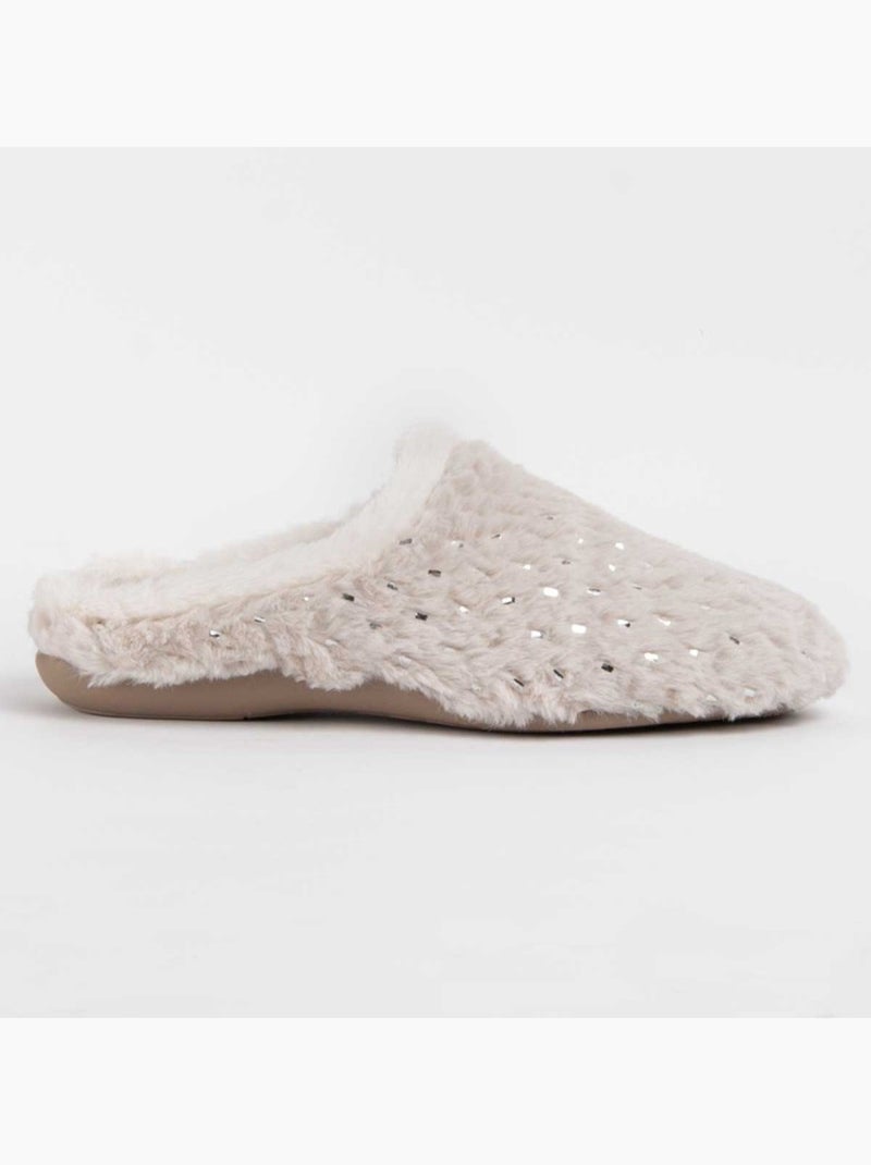 Pantofola Tessuto Montevita Beige - Kiabi
