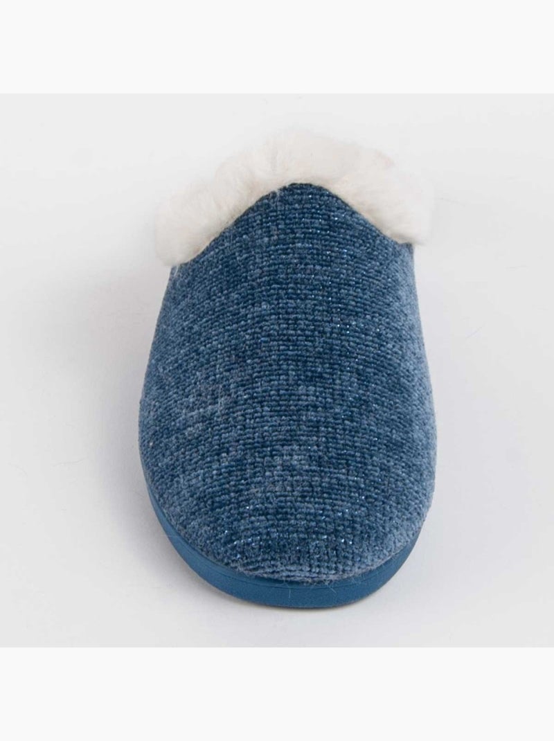 Pantofola Tessuto Montevita Blu - Kiabi