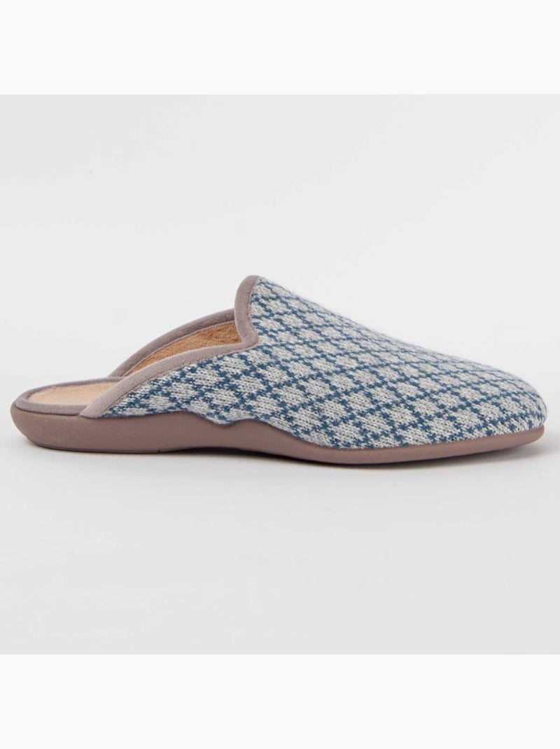 Pantofola Tessuto Montevita Blu - Kiabi