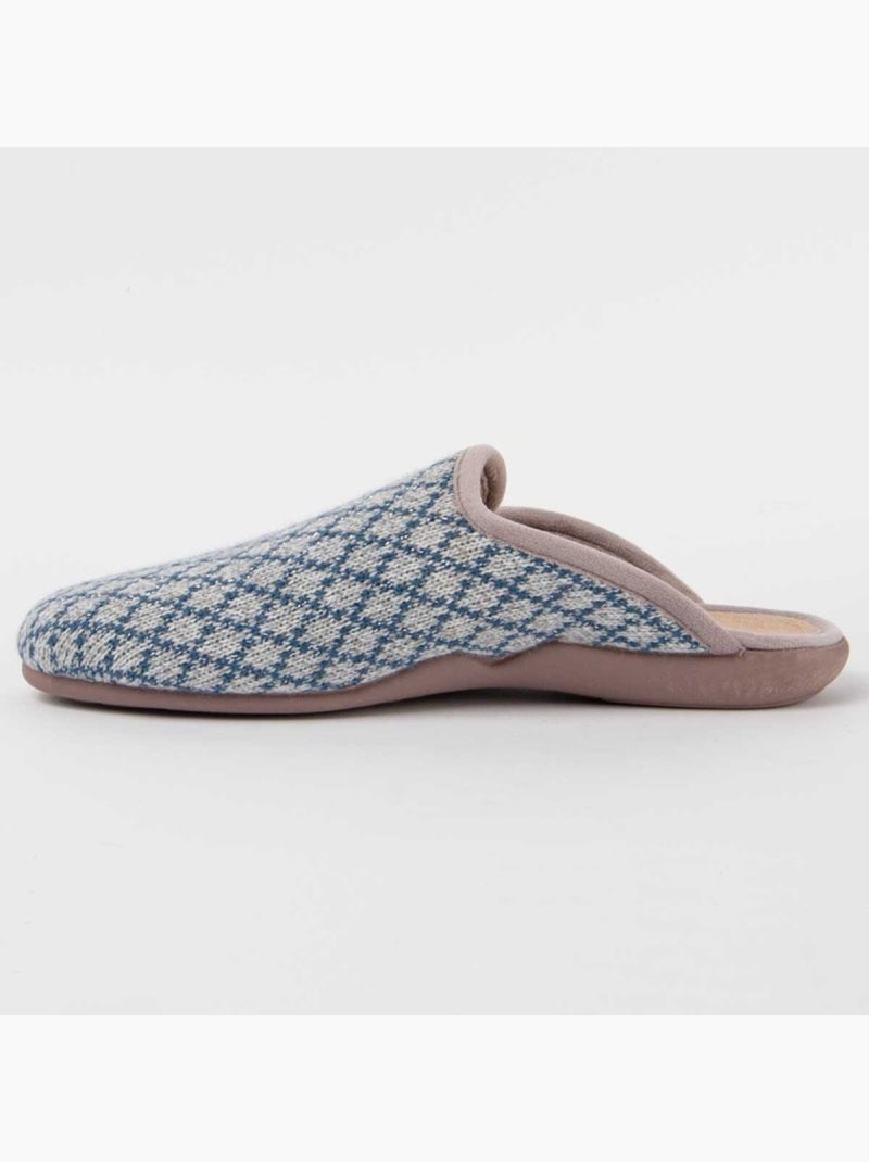 Pantofola Tessuto Montevita Blu - Kiabi