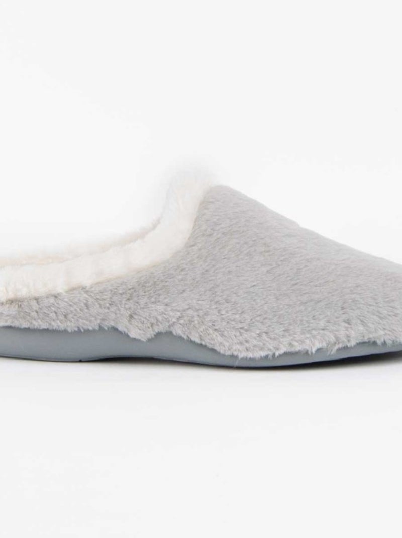 Pantofola Tessuto Montevita Grigio - Kiabi