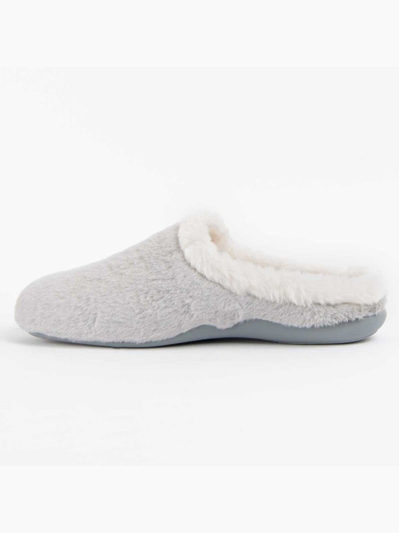 Pantofola Tessuto Montevita Grigio - Kiabi