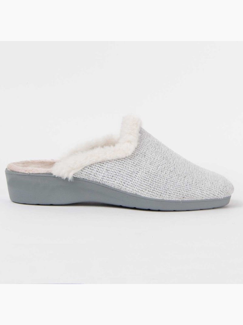 Pantofola Tessuto Montevita Grigio - Kiabi