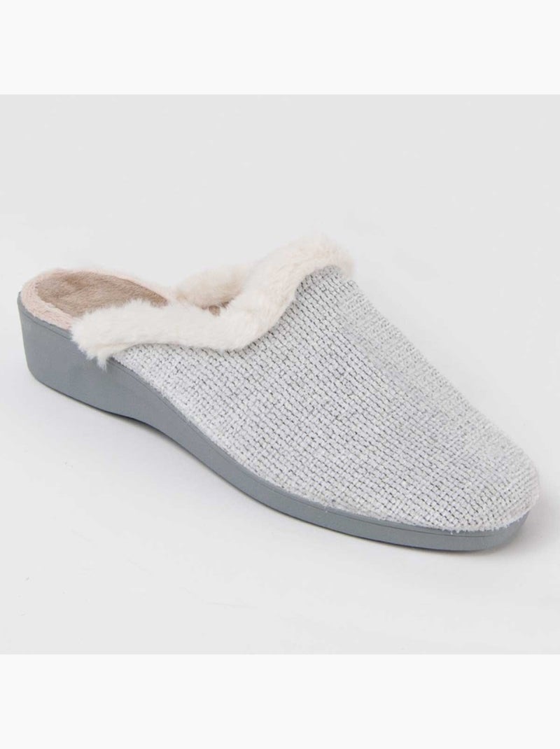 Pantofola Tessuto Montevita Grigio - Kiabi