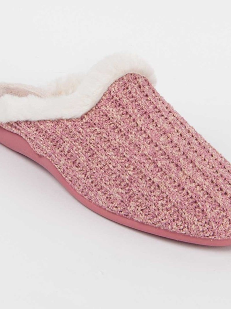 Pantofola Tessuto Montevita Rosa - Kiabi