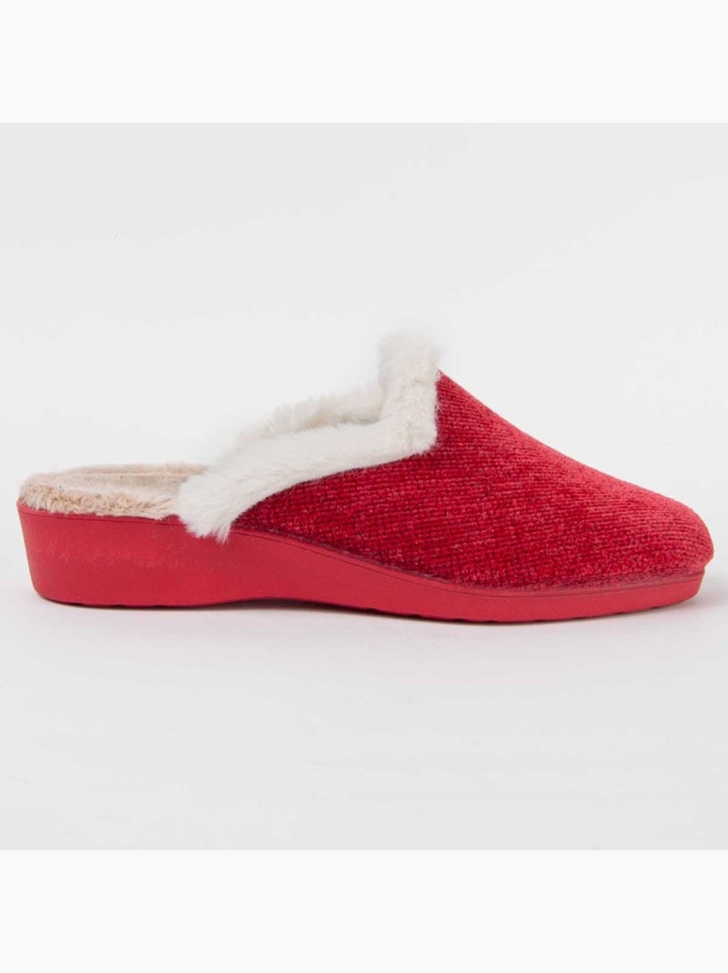 Pantofola Tessuto Montevita Rosso - Kiabi