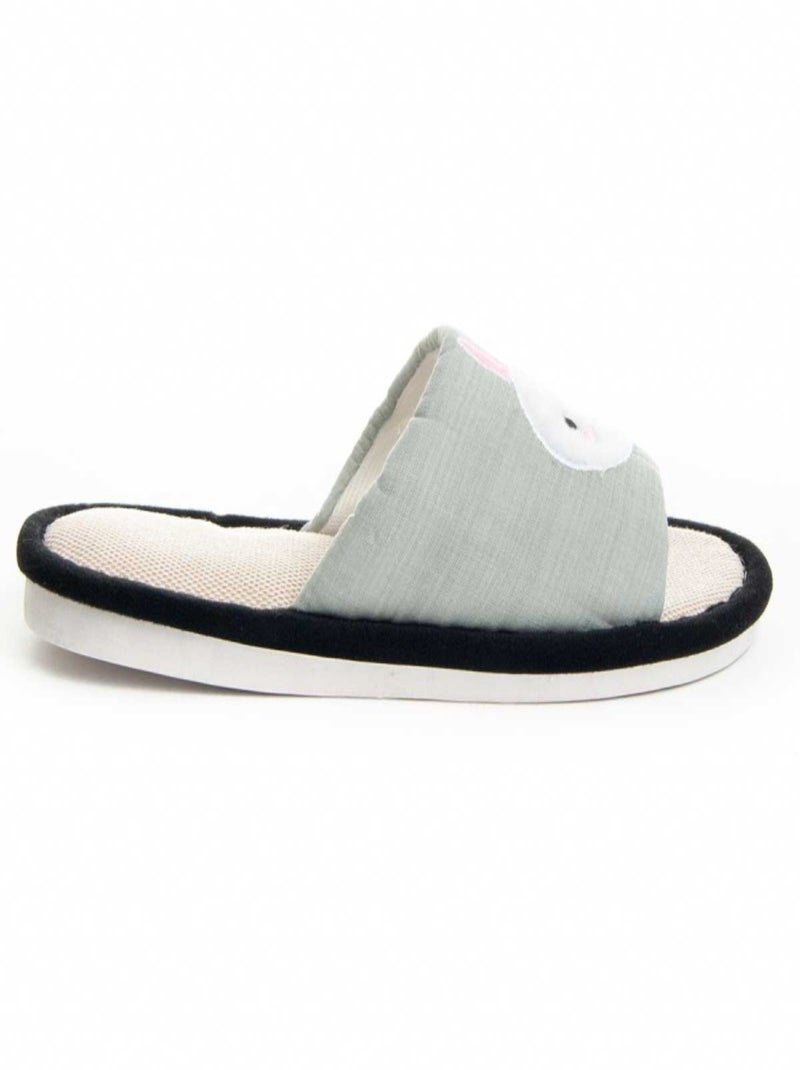 Pantofola Tessuto Northome Grigio - Kiabi