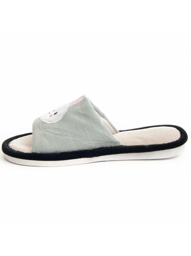 Pantofola Tessuto Northome Grigio - Kiabi