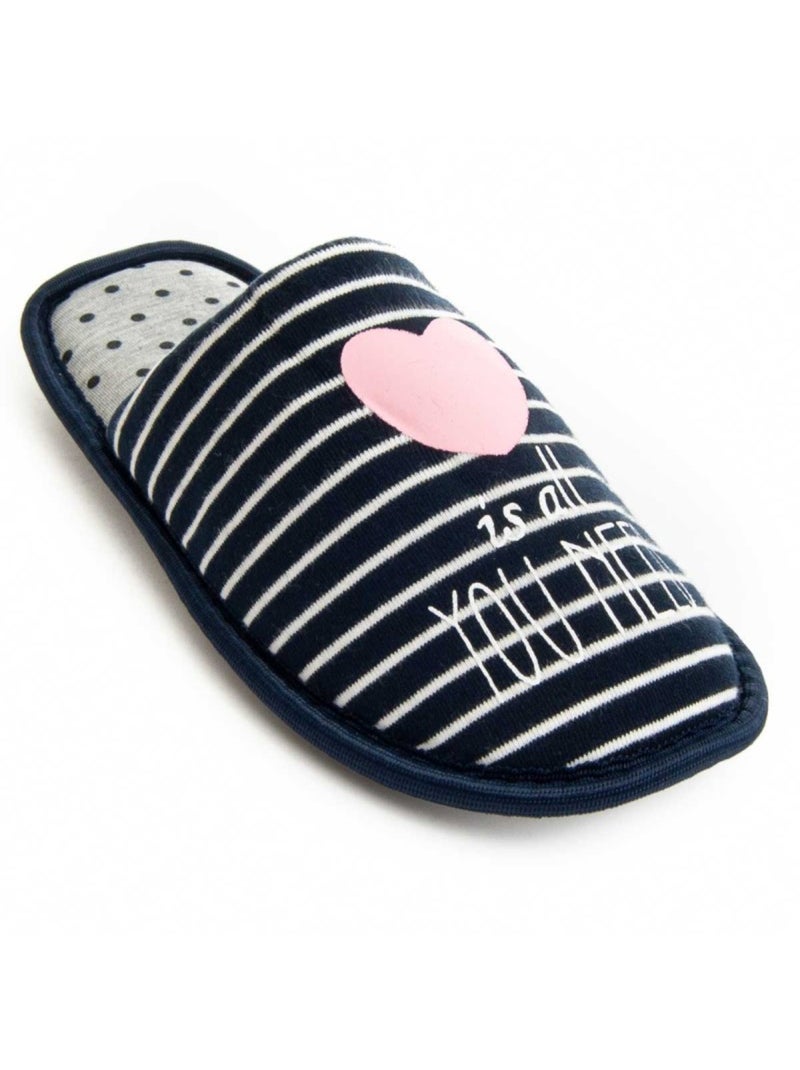 Pantofola Tessuto Northome Nero - Kiabi