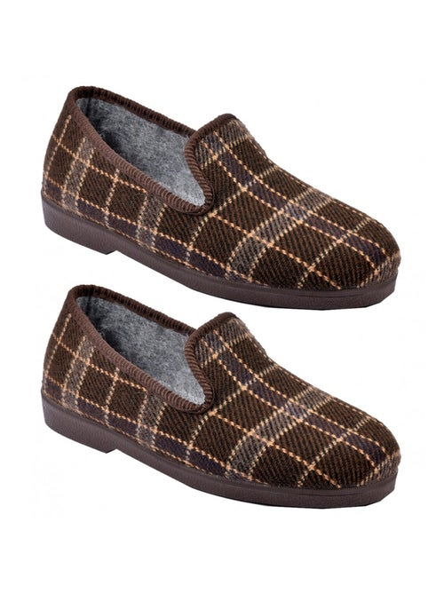Pantofola Uomo Charentaise PREMIUM Confezione da 2 - Kiabi Pantofola Uomo Charentaise PREMIUM Confezione da 2 - Kiabi