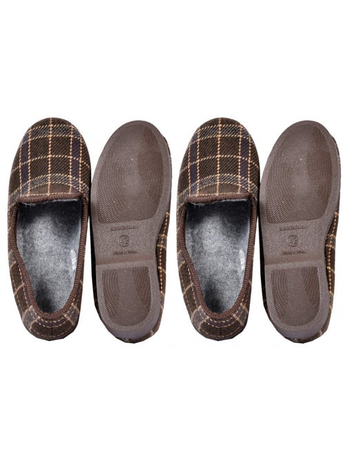 Pantofola Uomo Charentaise PREMIUM Confezione da 2 - Kiabi Pantofola Uomo Charentaise PREMIUM Confezione da 2 - Kiabi