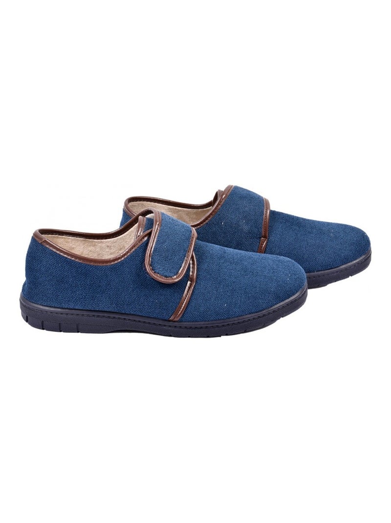 Pantofola Uomo Chiusa PREMIUM Blu marino - Kiabi