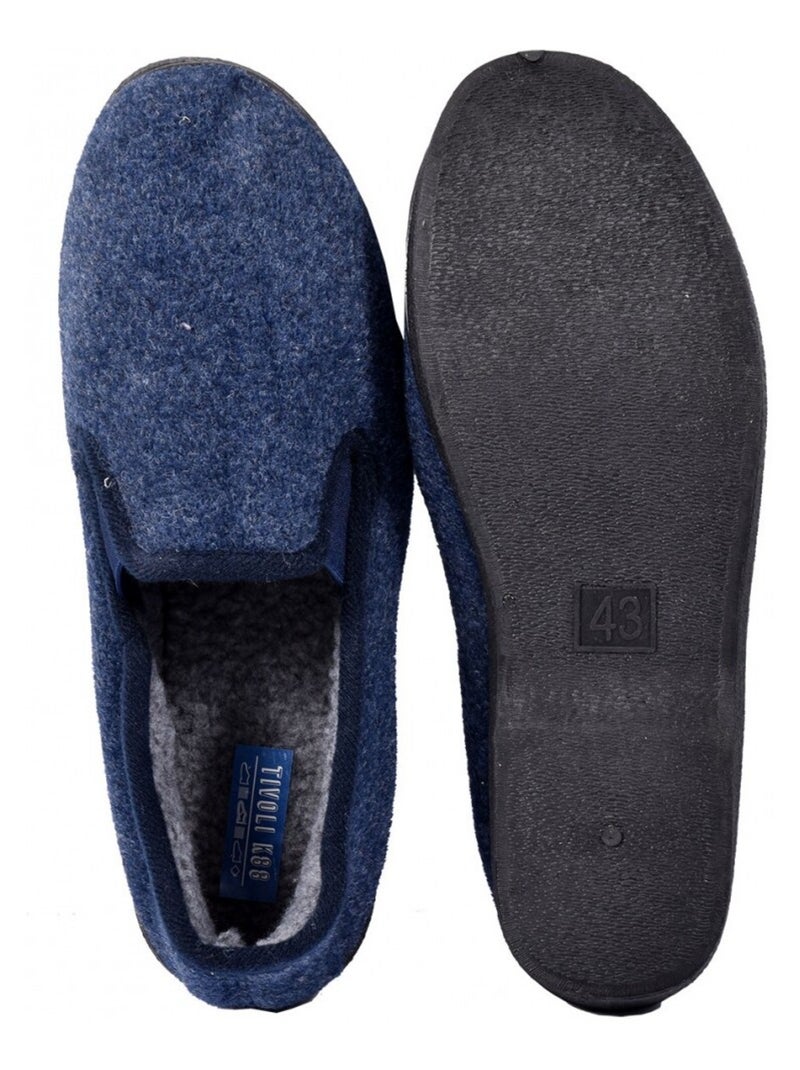 Pantofola Uomo Chiusa PREMIUM Blu marino - Kiabi