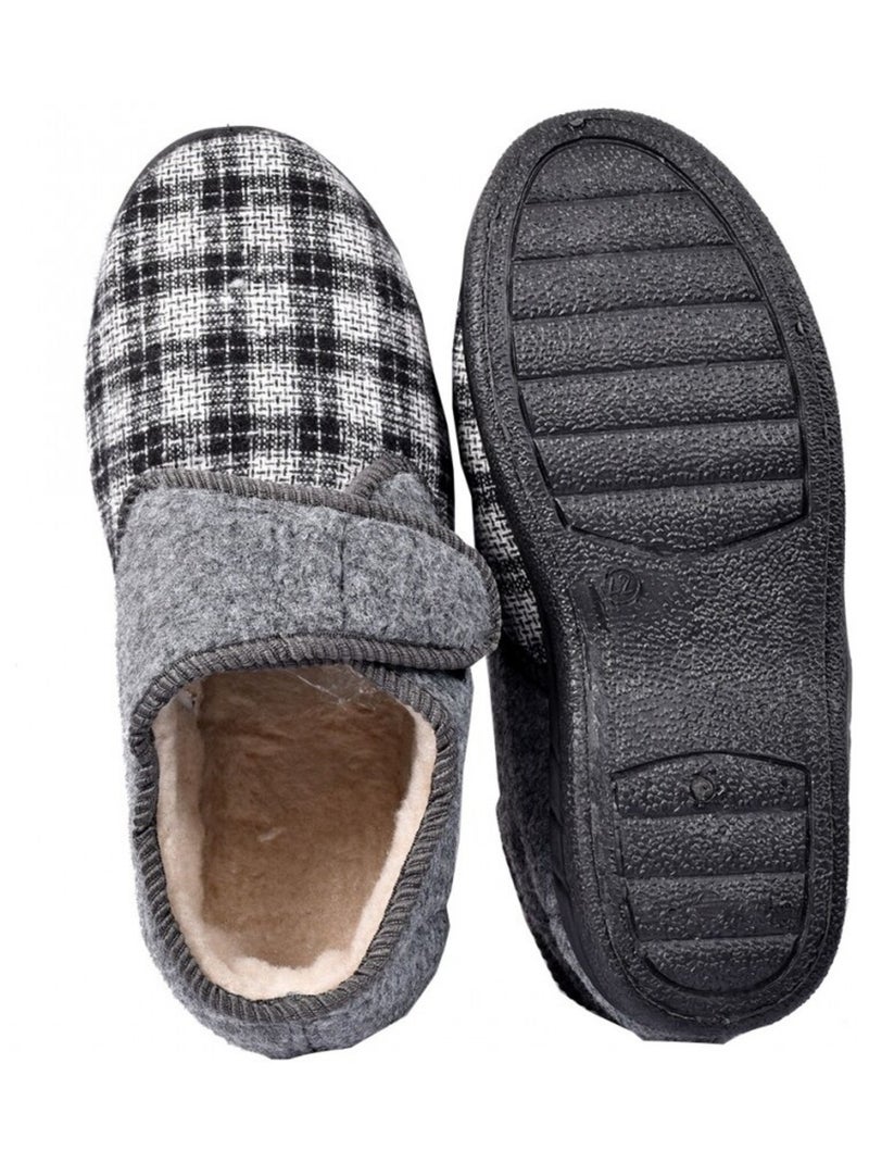 Pantofola Uomo Chiusa PREMIUM Grigio - Kiabi
