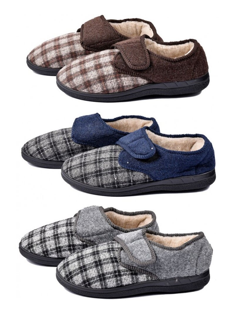 Pantofola Uomo Chiusa PREMIUM Grigio - Kiabi