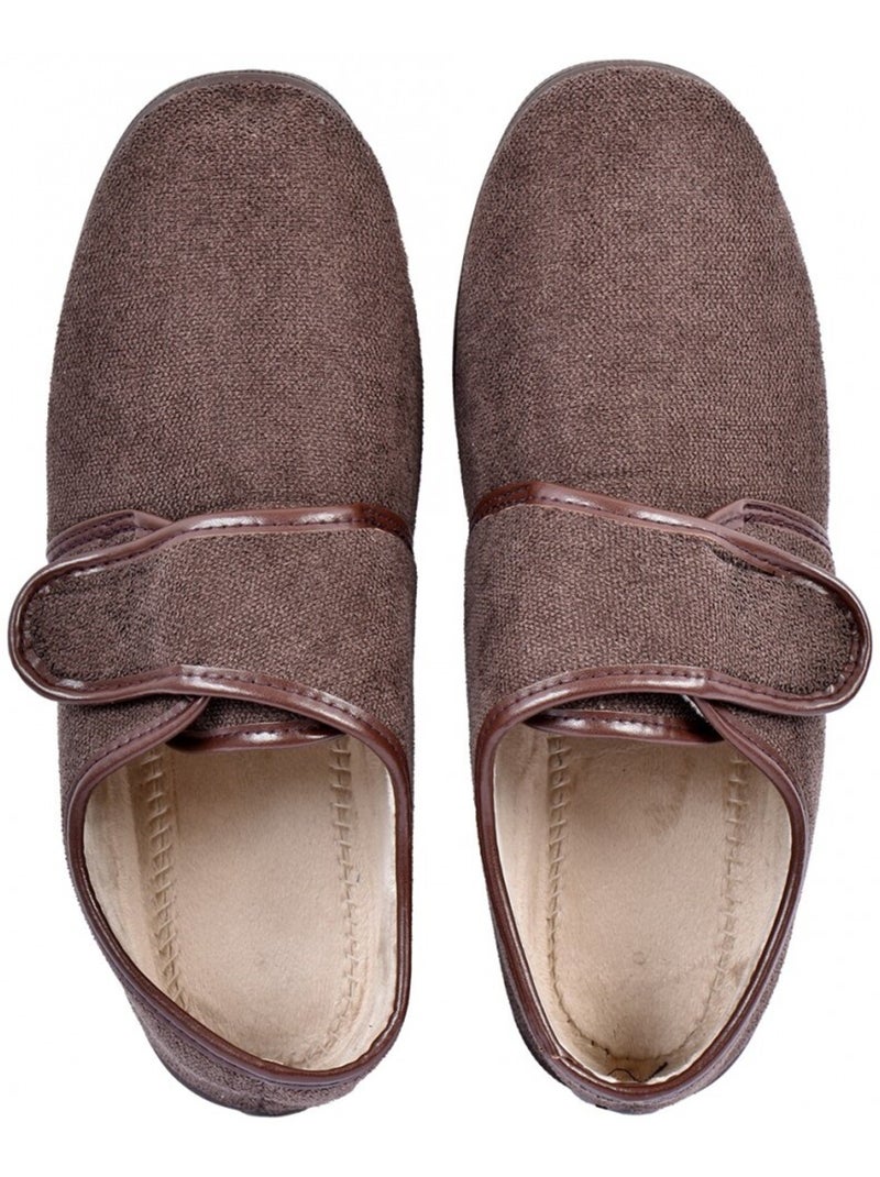 Pantofola Uomo Chiusa PREMIUM Marrone - Kiabi