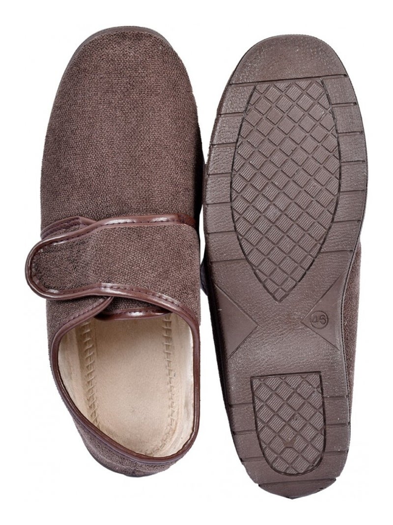Pantofola Uomo Chiusa PREMIUM Marrone - Kiabi