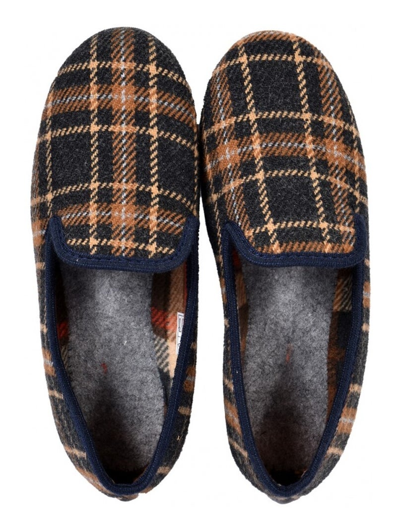 Pantofola Uomo Ciabatta PREMIUM Blu marino - Kiabi