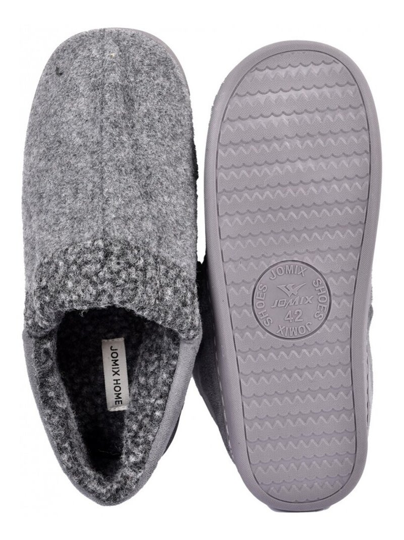 Pantofola Uomo Ciabatta PREMIUM Grigio - Kiabi