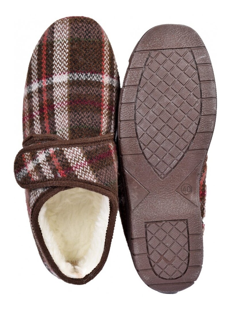 Pantofola Uomo Ciabatta PREMIUM Marrone - Kiabi