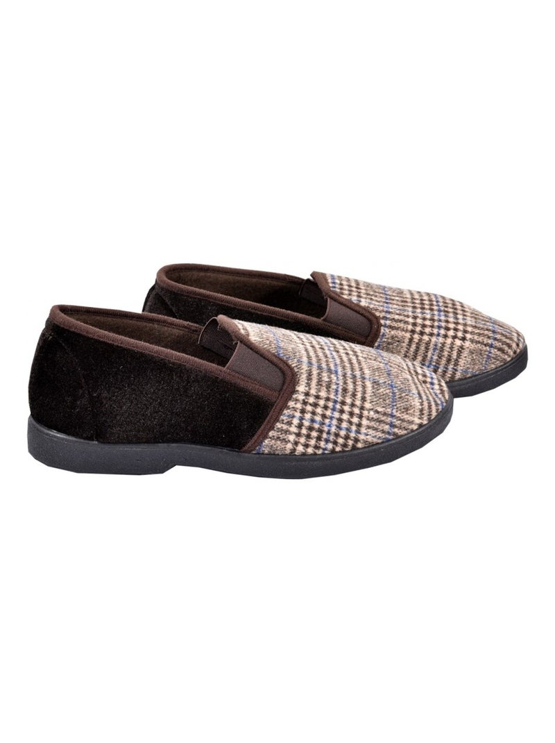 Pantofola Uomo Ciabatta PREMIUM Marrone - Kiabi
