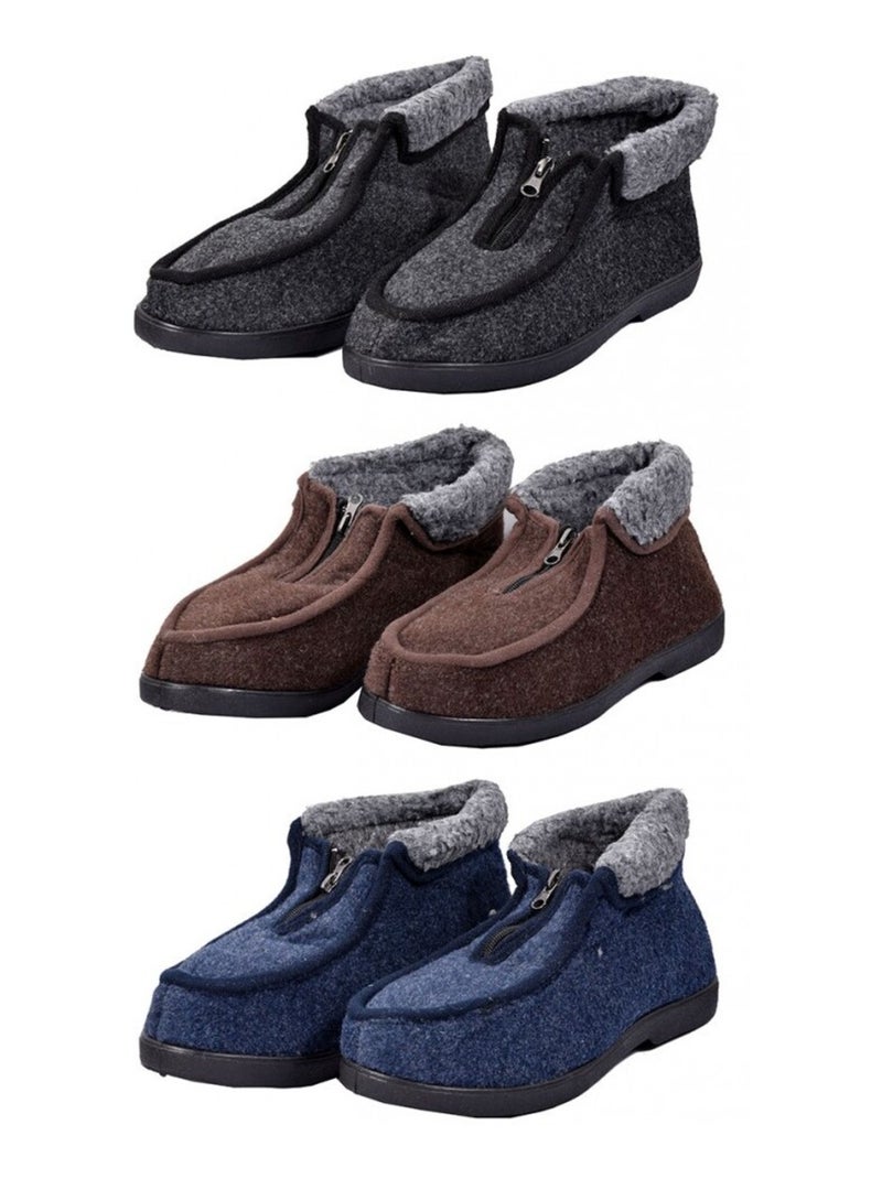 Pantofola Uomo Ciabatta PREMIUM Marrone - Kiabi