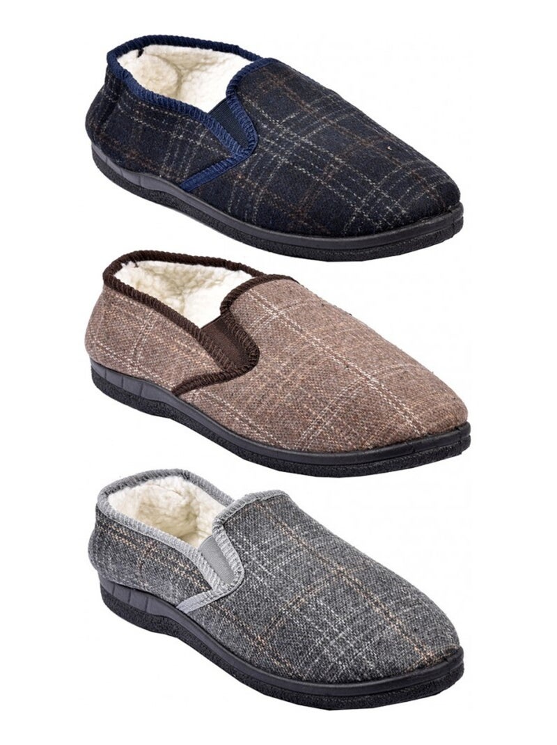 Pantofola Uomo Ciabatta PREMIUM Marrone - Kiabi