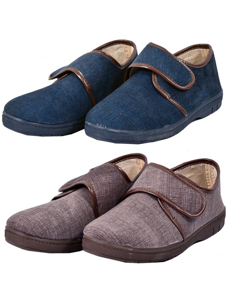 Pantofola Uomo Ciabatta PREMIUM Marrone - Kiabi