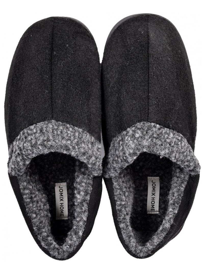 Pantofola Uomo Ciabatta PREMIUM Nero - Kiabi