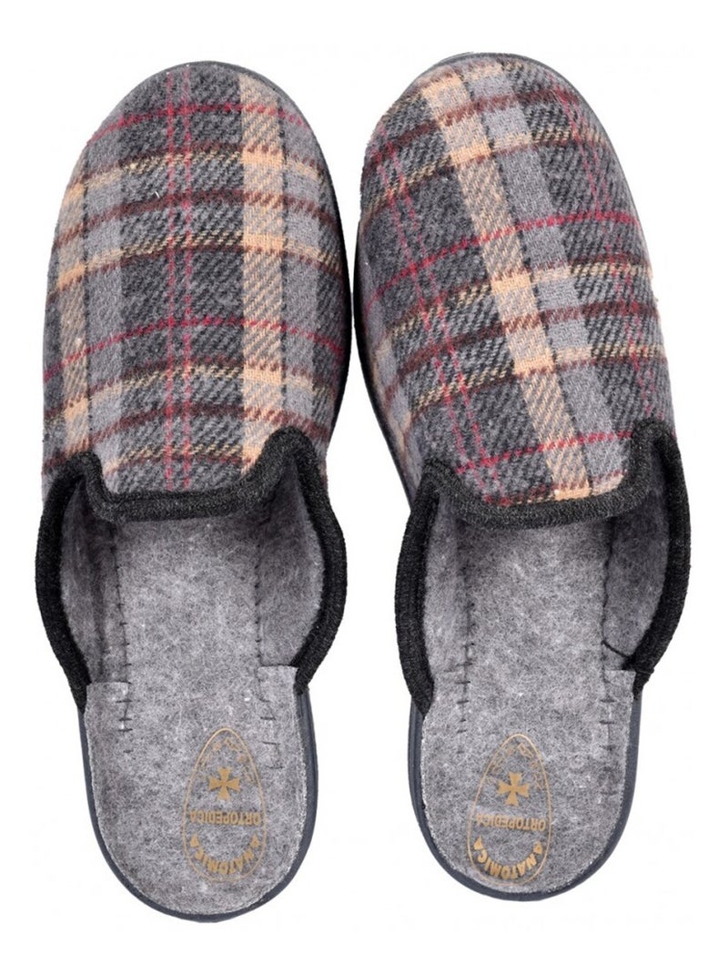 Pantofola UOMO Mule PREMIUM Grigio - Kiabi