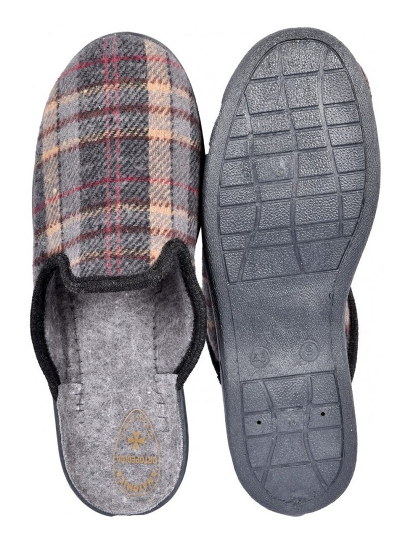 Pantofola UOMO Mule PREMIUM Grigio - Kiabi